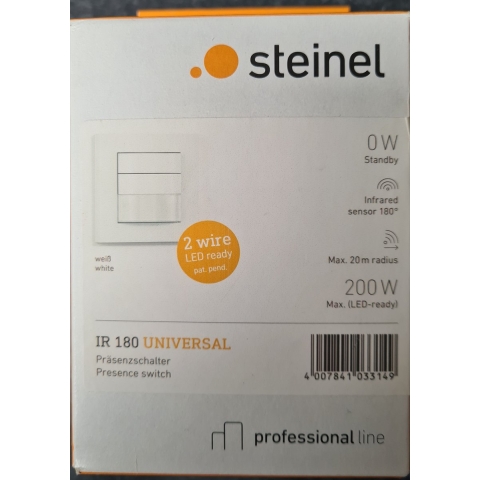 Steinel Sensorschakelaar IR 180 | Universeel wit - 33149