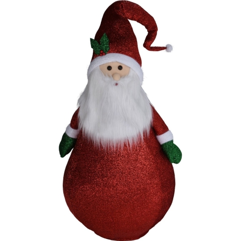 Kerstman decoratie figuur/beeld - 200 cm - met LED verlichting - kunststof - waterproof -