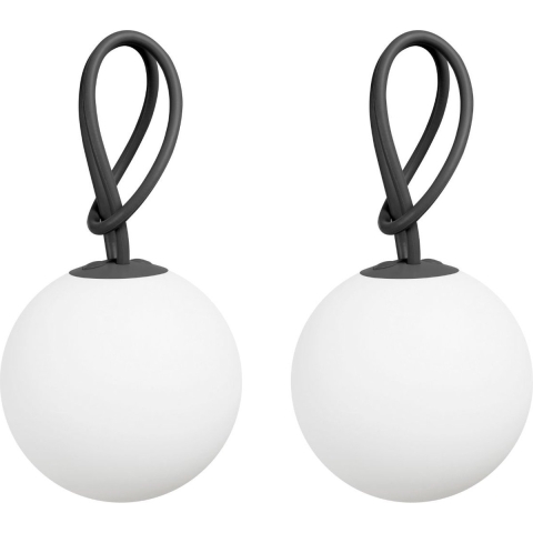 Fatboy Bolleke Hanglamp LED Oplaadbaar Set Van 2 Anthracite