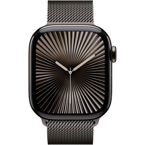 Apple Watch Series 10 GPs + Cellular 46mm Slate Milanese Loop S/m Smartwatch