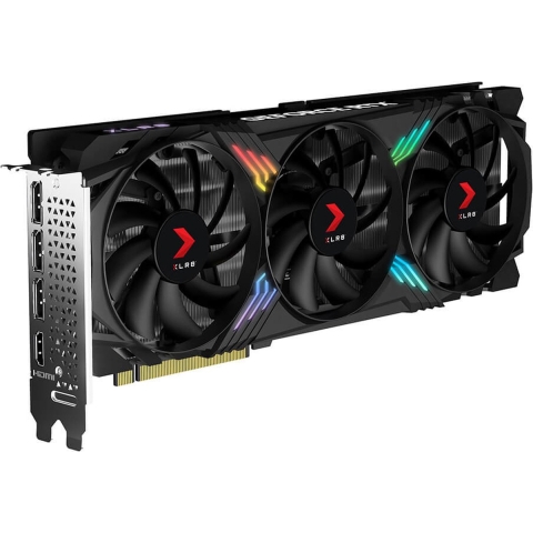 PNY Nvidia GeForce RTX 4070 Super Videokaart VERTO XLR8 GAMING OC 12 GB GDDR6X-RAM PCIe x16 HDMI, DisplayPort NVIDIA G-Sync , Overclocked