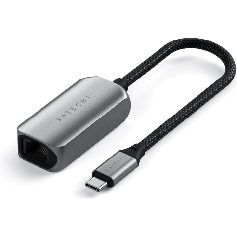 Satechi USB-C Adapter [1x USB-C stekker - 1x Gigabit-LAN (1/2.5 Gbit/s)] ST-AE25M