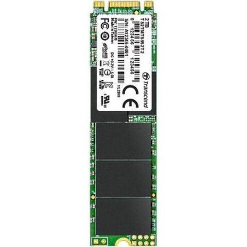 Transcend MTS952T2 256 GB NVMe/PCIe M.2 SSD 2280 harde schijf M.2 SATA 6 Gb/s Industrial TS256GMTS952T2