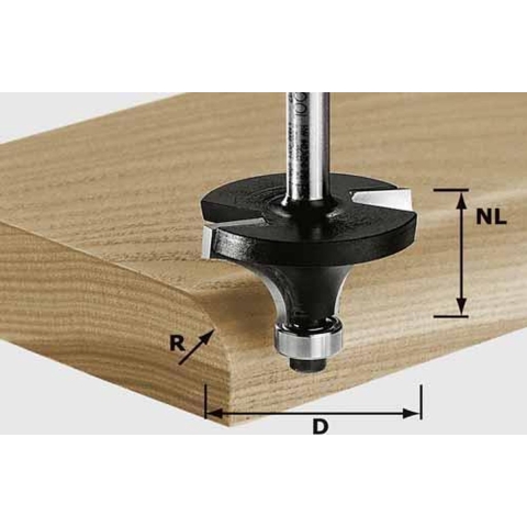Festool Accessoires HW S8 D38,1/R12,7 KL Afrondfrees | 491016