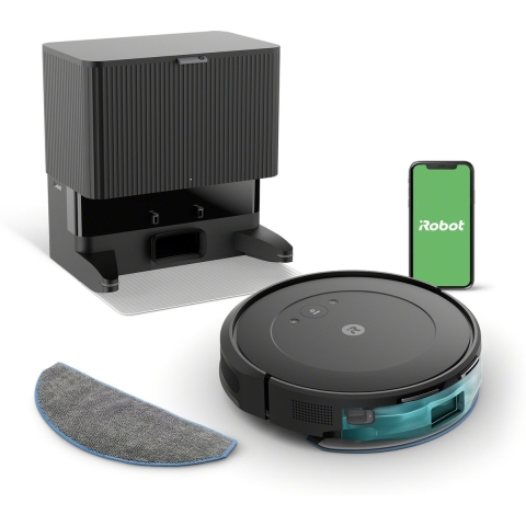 Irobot Roomba Combo 2 Essential Autoempty Robotstofzuiger Met Dweilfunctie Zwart