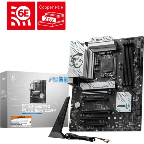 B760 GAMING PLUS WIFI DDR4 Moederbord