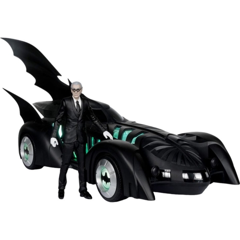 McFarlane Batman Forever Alfred Pennyworth & Batmobile