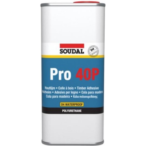 Soudal Houtlijm Pro 40 P Pu D4 | 5 kg | Bruin - 108901