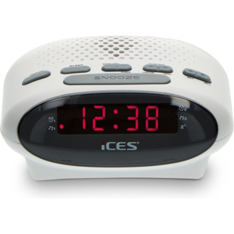 5x Alecto Wekkerradio Wit