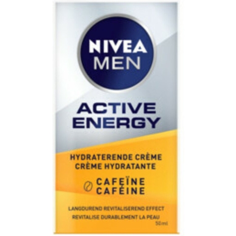 6x Nivea Men Gezichtscreme Active Energy 50 ml