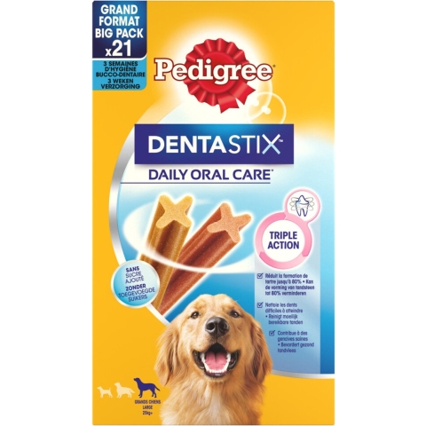 4x Pedigree Dentastix Hondensnacks Maxi Multipack 21-pack 810 gr