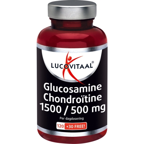 3x Lucovitaal Glucosamine Chondroïtine 1500/500 mg 150 tabletten