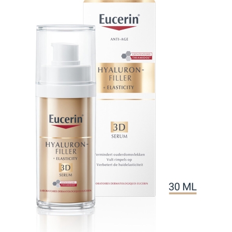 12x Eucerin Hyaluron-Filler + Elasticity 3D Serum 30 ml