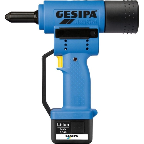 Gesipa 1457235 14.4V Li-Ion Accu AccuBird Popnageltang Set (2x 1.3Ah Accu) In Koffer