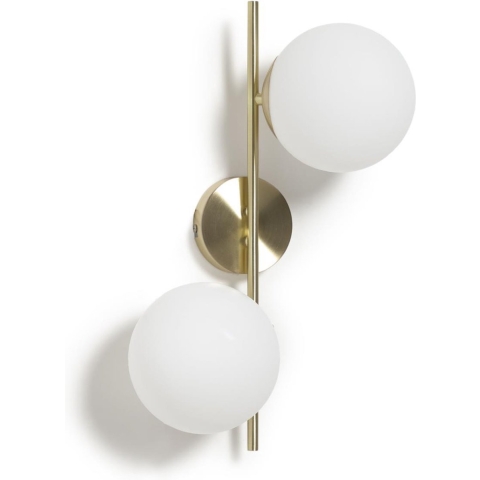 Kave Home Mahala Wandlamp 2 Messing