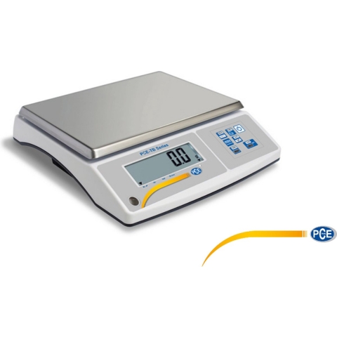 PCE Instruments Keukenweegschaal Weegbereik (max.) 15 kg Resolutie 0.5 g werkt op stekkernetvoeding Wit
