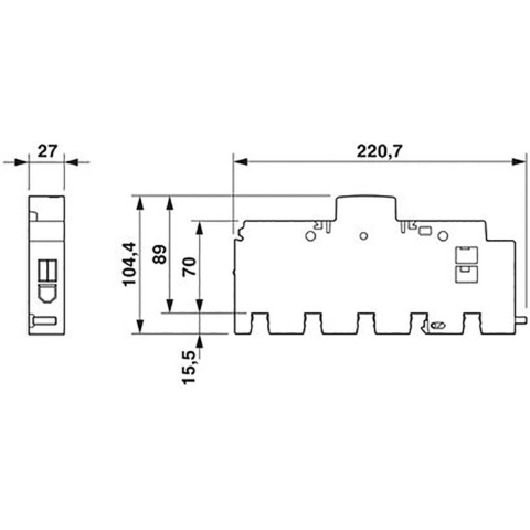 Phoenix Contact 1168940 FLT-SEC-ZP2-3S-255/7.5 Combi-afleider 20 kA 1 stuk(s)