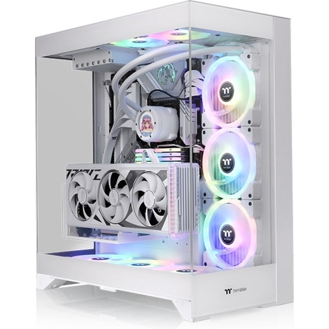 Thermaltake CTE E550 TG Snow White Midi-tower PC-behuizing Sneeuwwit