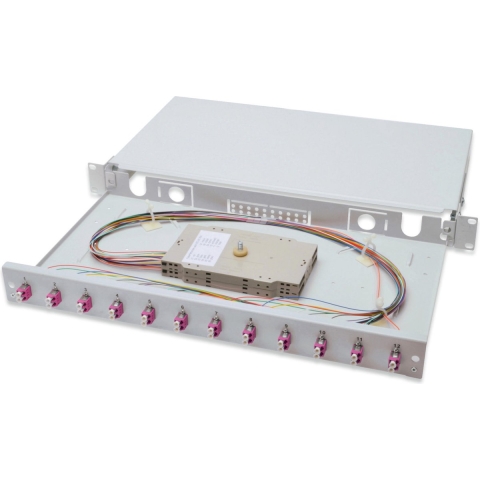 Digitus DN-96331-4 Glasvezel-patchpaneel 12 poorten LC 1 HE