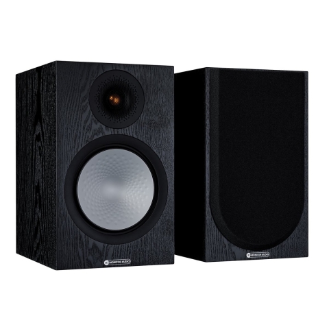 Monitor Audio: Silver 100 7G Boekenplank Speakers - 2 stuks - Black Oak