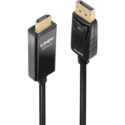 LINDY 40928 DisplayPort-kabel Aansluitkabel DisplayPort-stekker, HDMI-A-stekker 5 m