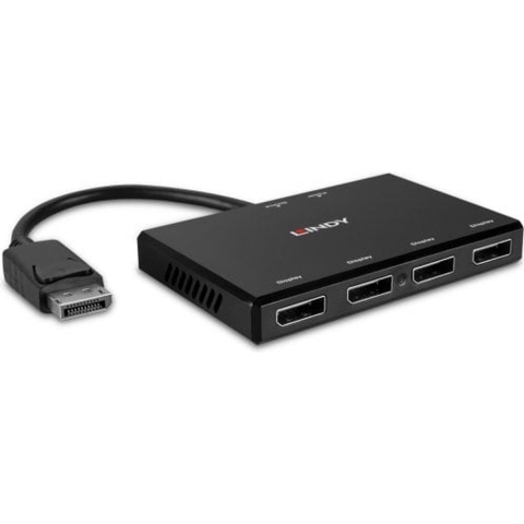 LINDY 38431 DisplayPort-hub 4 poorten