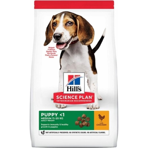 Hill&apos;s Puppy Medium met kip hondenvoer 14 kg