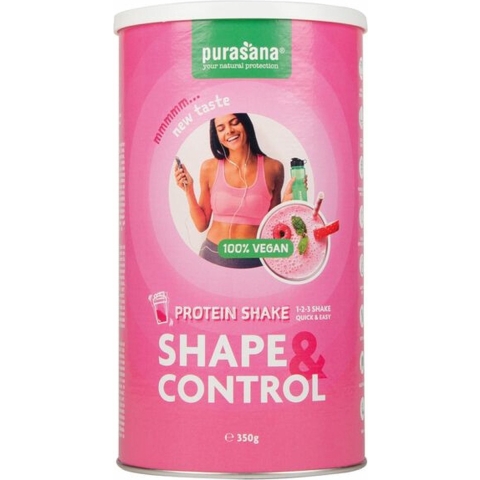3x Purasana Shape&Control Aardbei - Framboos 350 gr