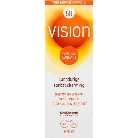 2x Vision Zonnebrand Every Day Sun SPF 50 180 ml