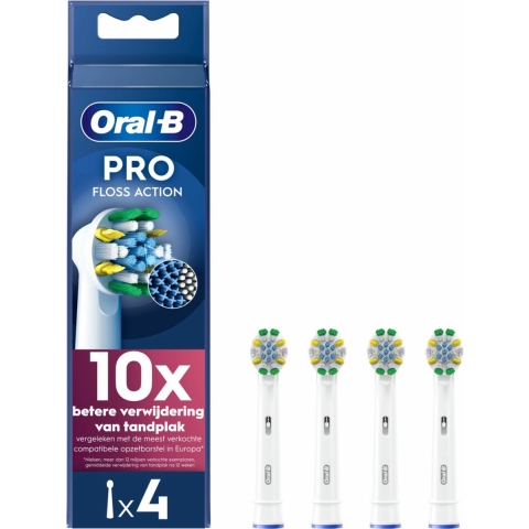 6x Oral-B Opzetborstels FlossAction Wit 4 stuks