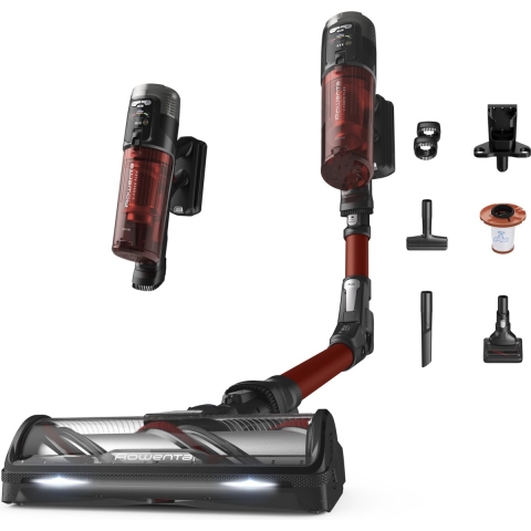 Rowenta Rh9a73 X-force Flex 13.60 Animal Steelstofzuiger Incl. Kruimelzuiger Rood