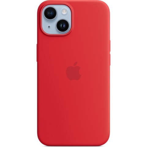 Apple Silic Case Mg Red Telefoonhoesje Voor Apple Iphone 14 Rood