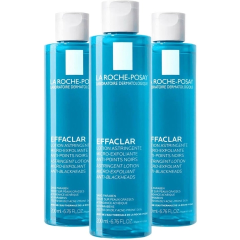 3x La Roche Posay Effaclar Micro-Exfoliërende Lotion 200 ml
