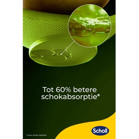 2x Scholl LiquiFlex Inlegzolen Dagelijks Small (Maat 35,5 - 40,5) 1 paar
