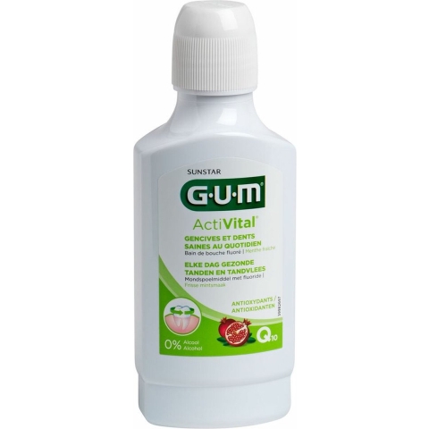8x GUM Mondspoelmiddel ActiVital 300 ml
