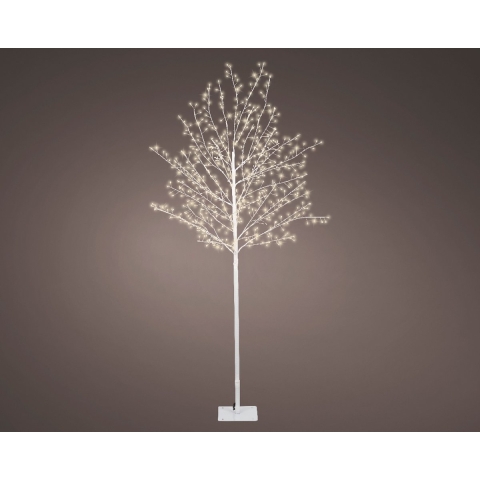 MicroLED boom d30h150 cm wit/wwt kerst - Lumineo