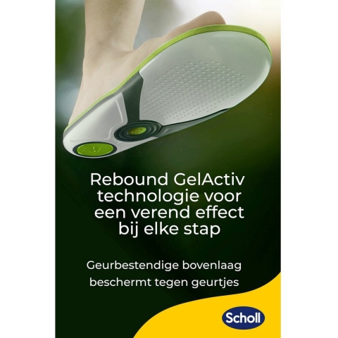 2x Scholl LiquiFlex Inlegzolen Dagelijks Large (Maat 41-46,5) 1 paar