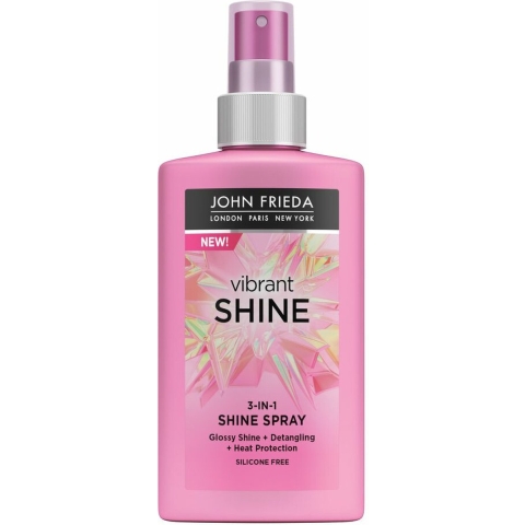 4x John Frieda Vibrant Shine Colour 3-in-1 Shine Spray 150 ml