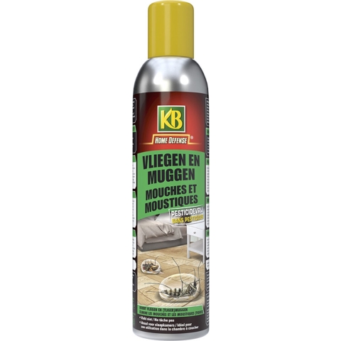 12x KB Home Defense Vliegende insecten Spray Pesticidevrij 300 ml