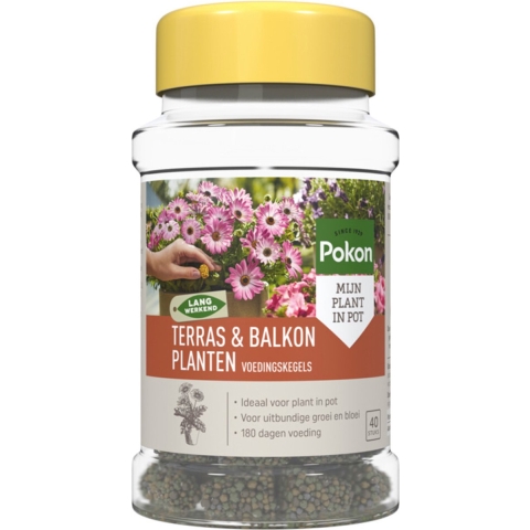 12x Pokon Voedingskegels Terras&Balkon Planten 40 stuks