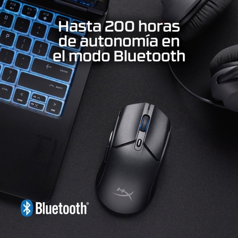 HyperX Pulsefire Haste 2 Core Wls - gaming muis (zwart/zwart)