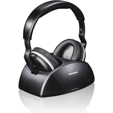 Thomson WHP3321BK Draadloze Tv-koptelefoon Optische Ingang Over-ear Oplaadst.