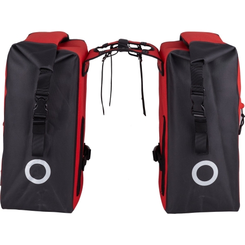 Dubbele Tas Combi Waterdicht 54L Rood