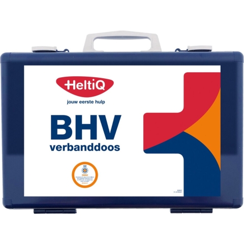 3x HeltiQ BHV Verbanddoos Modulair Blauw