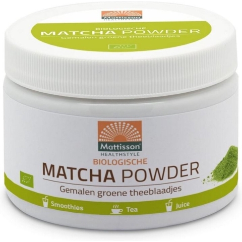 6x Mattisson Matcha Poeder 125 gr