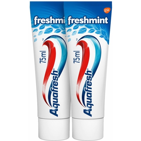 12x Aquafresh Tandpasta Freshmint 3in1 Gezonde Tanden 150 ml