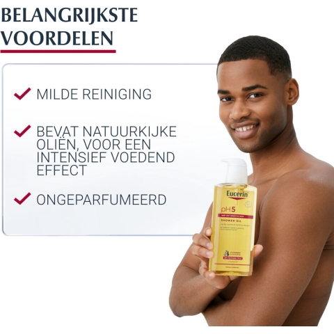 12x Eucerin pH5 Doucheolie Ongeparfumeerd 400 ml