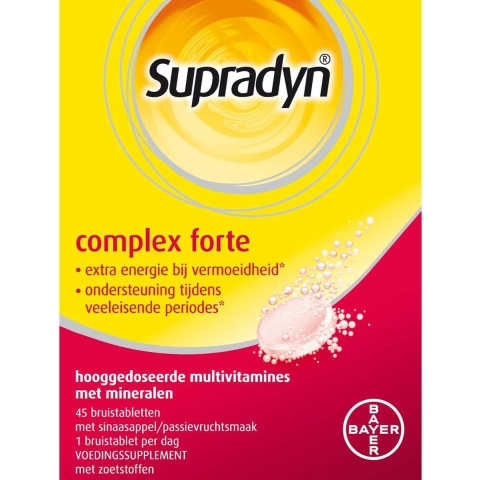 4x Supradyn Complex Forte 45 bruistabletten