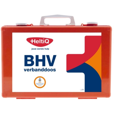 3x HeltiQ BHV Verbanddoos Modulair Oranje