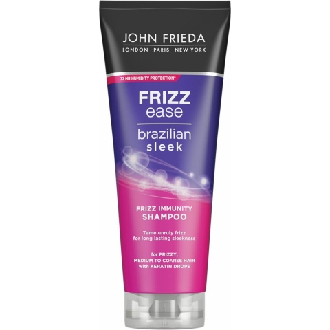 24x John Frieda Frizz Ease Brazilian Sleek Shampoo 250 ml